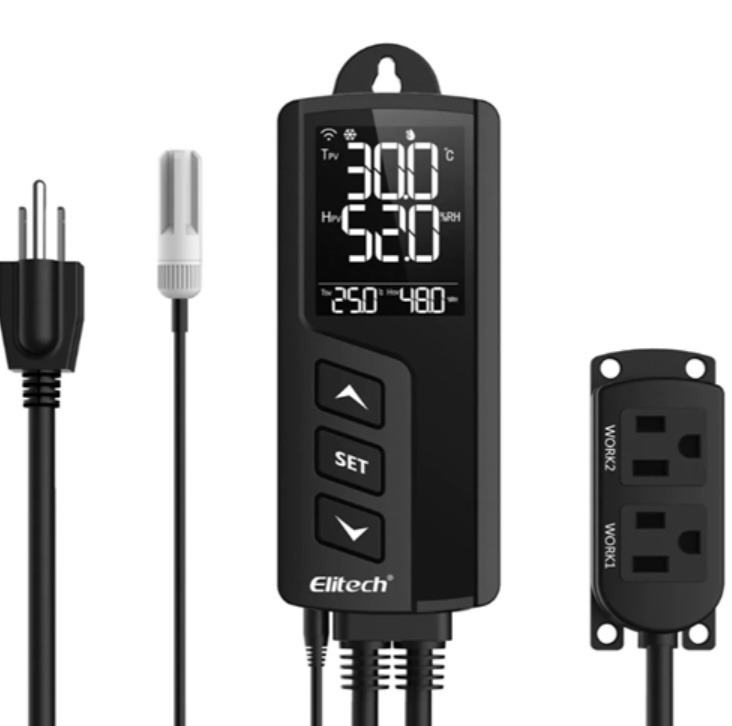เครื่องวัดอุณหภูมิแบบดิจิตอล Elitech STC-1000WiFi TH 