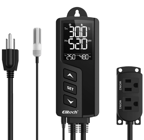 เครื่องวัดอุณหภูมิแบบดิจิตอล Elitech STC-1000 Pro TH