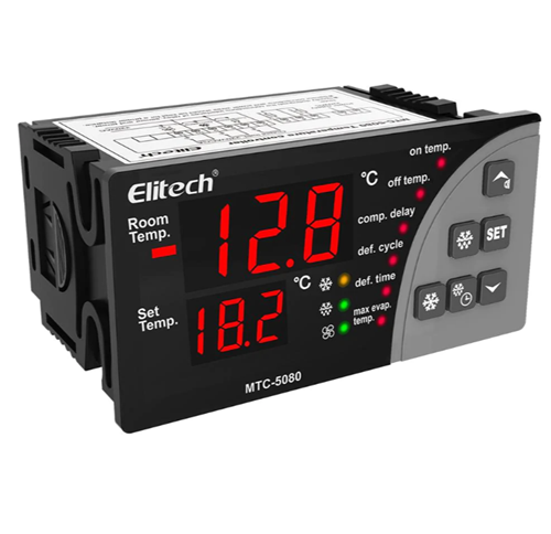  เครื่องควบคุมอุณหภูมิความชื้นแบบดิจิตอล Elitech MTC-5080