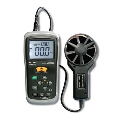 เครื่องเทอร์โมมิเตอร์วัดความเร็วลมThermo Anemometer AVM-05 