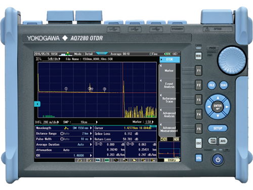 เครื่องวัดสายไฟเบอร์ออพติก AQ7280