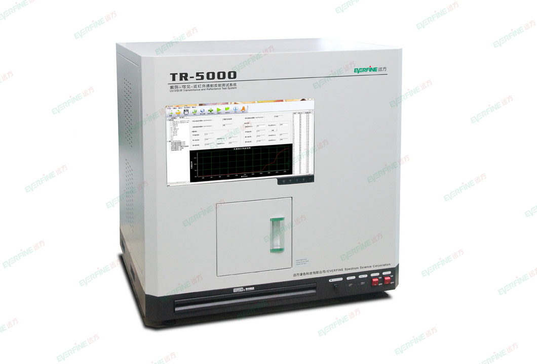 เครื่องทดสอบการส่งผ่านและการสะท้อนแสงสำหรับวัสดุ TR-5000 UV-VIS-IR