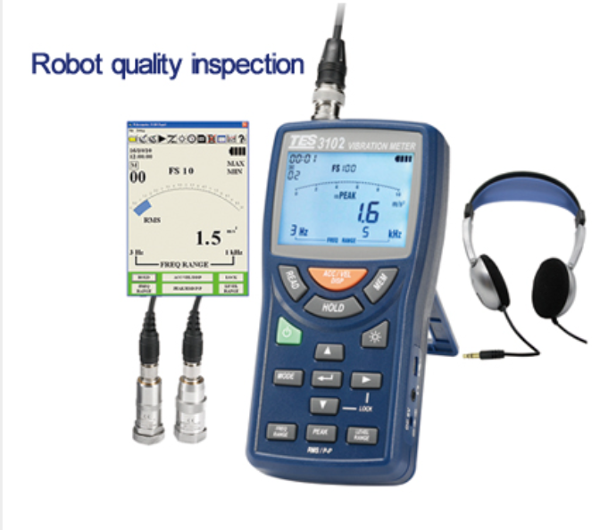 เครื่องวัดความสั่นสะเทือน TES-3102