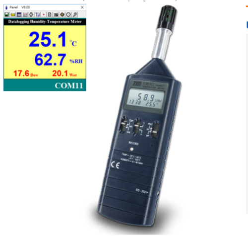 เครื่องวัดอุณหภูมิความชื้น TES-1361C