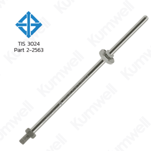 Blunt End Air Terminal Height 1.5 m Tin Plated Copper with Guy Wire Support