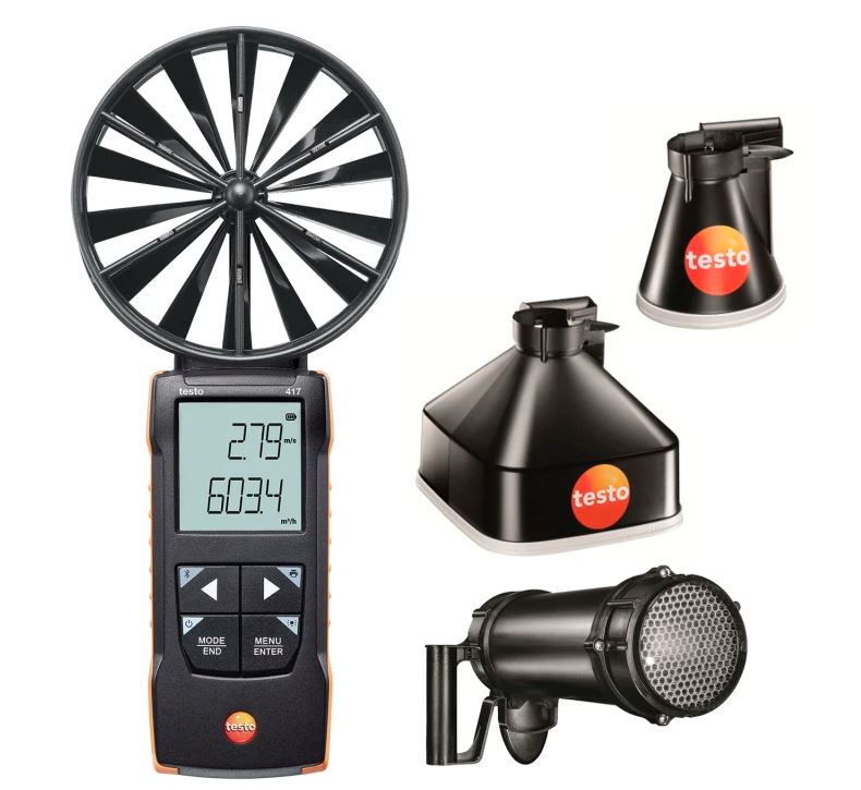 เครื่องวัดความเร็วลม testo 417 kit 2 