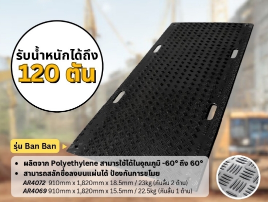 แผ่นรองสำหรับเครื่องจักรที่มีน้ำหนักมาก