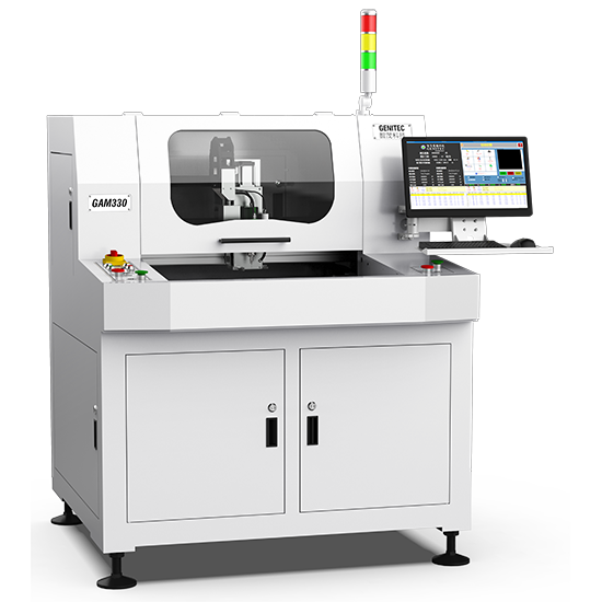 เครื่องตัดบอร์ดอิเล็กทรอนิกส์ Model GAM 330 Automatic PCB Router Machine.