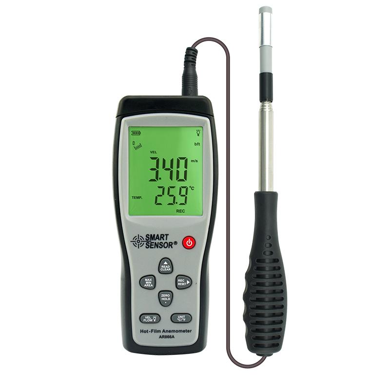 เครื่องวัดความเร็วลมแบบลวดร้อน รุ่น AR866A