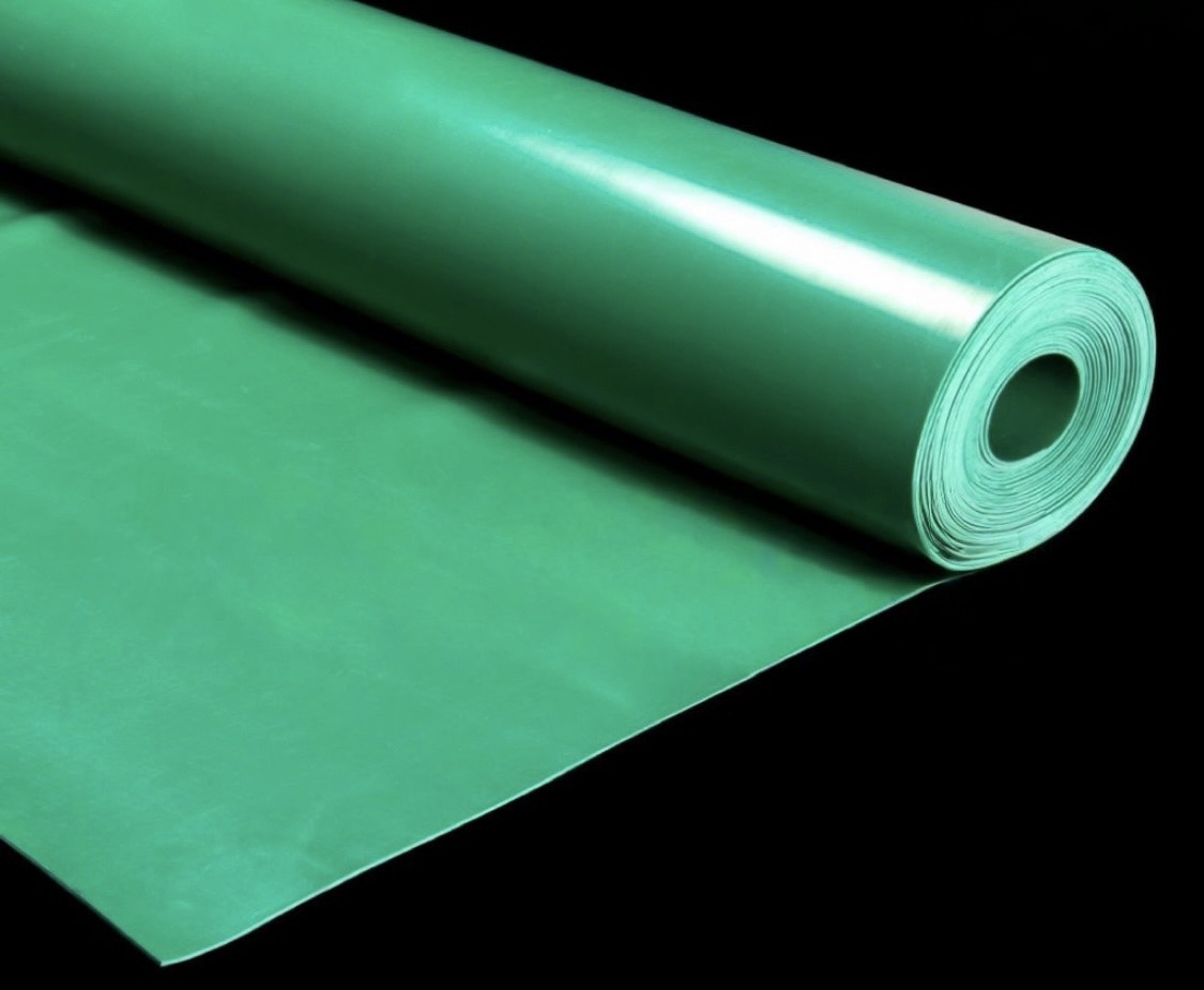 แผ่นฉนวนกันไฟฟ้า สีเขียว Electrical Rubber Mats Class0-Class4